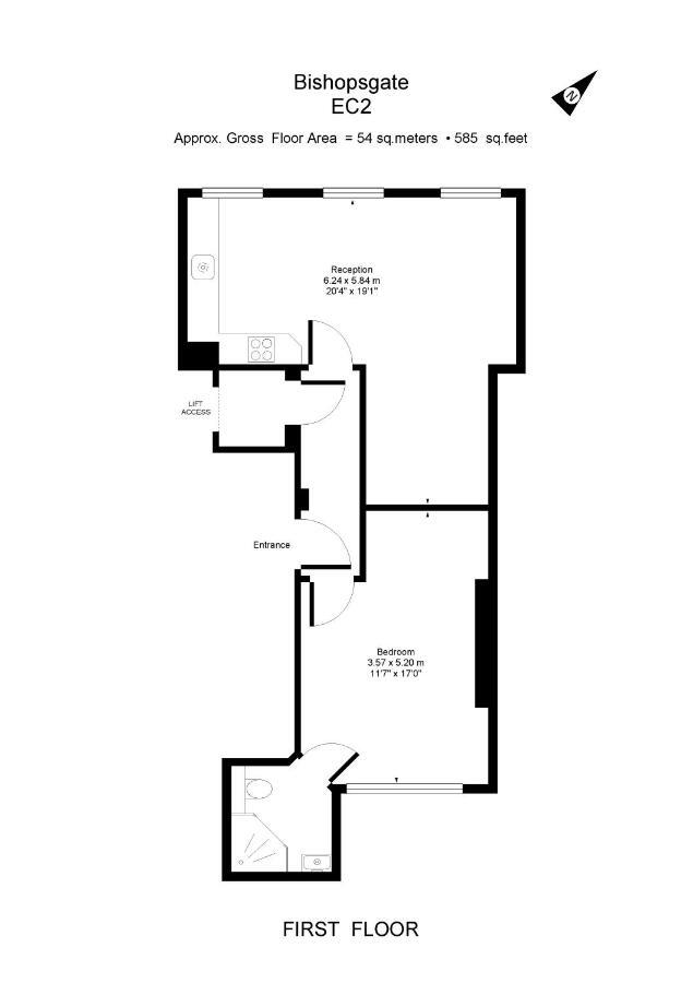 Apartment 1, 48 Bishopsgate By City Living London Eksteriør billede